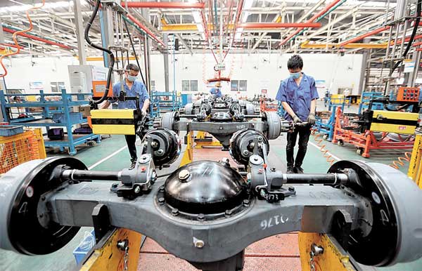 کانوایر پیش مونتاژ اکسل عقب و جلو کانوایر پیش مونتاژ اکسل عقب و جلو